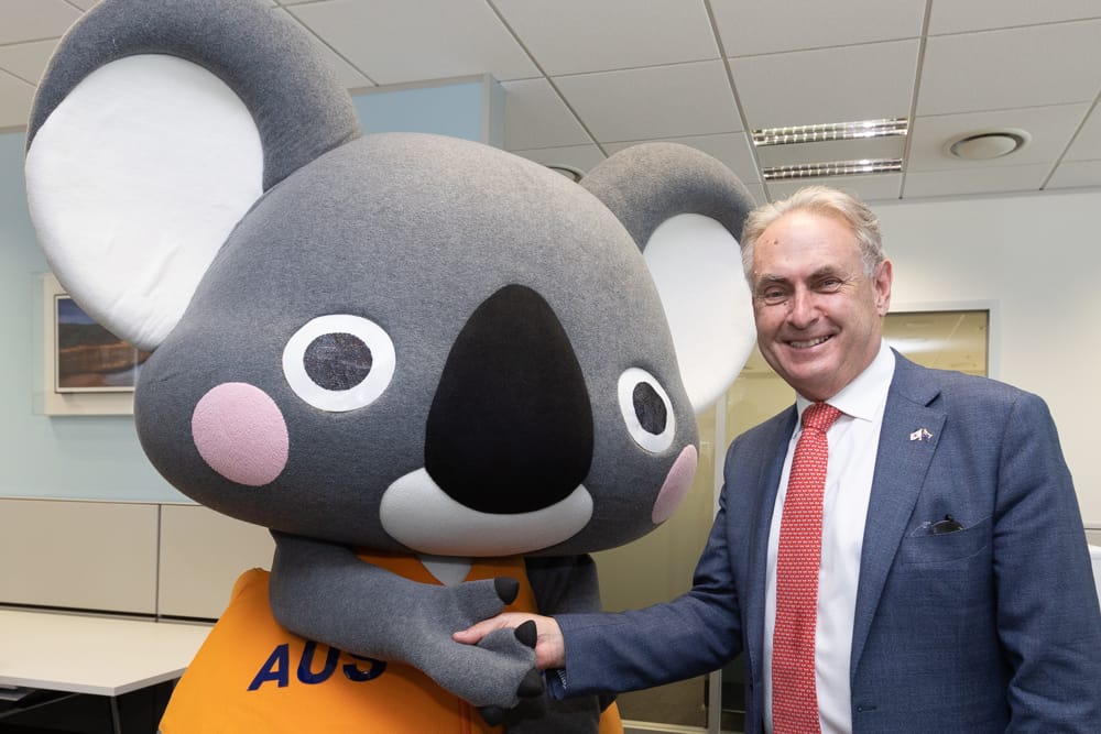 Trade and Tourism Minister Don Farrell during a visit to South Korea in October (DFAT)