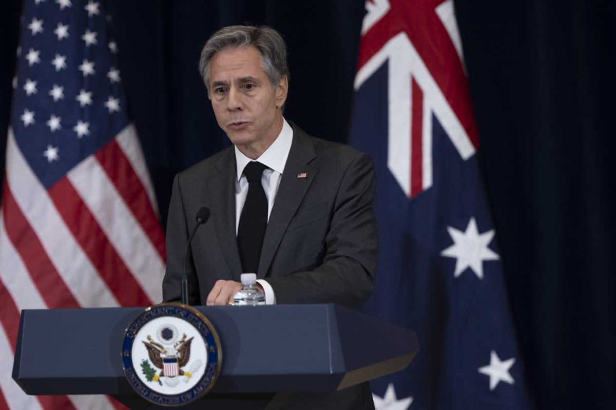 “It’s very important that our friends here understand our concerns about this matter.” US Secretary of State Antony Blinken (Chad J. McNeeley/US Defence Department)