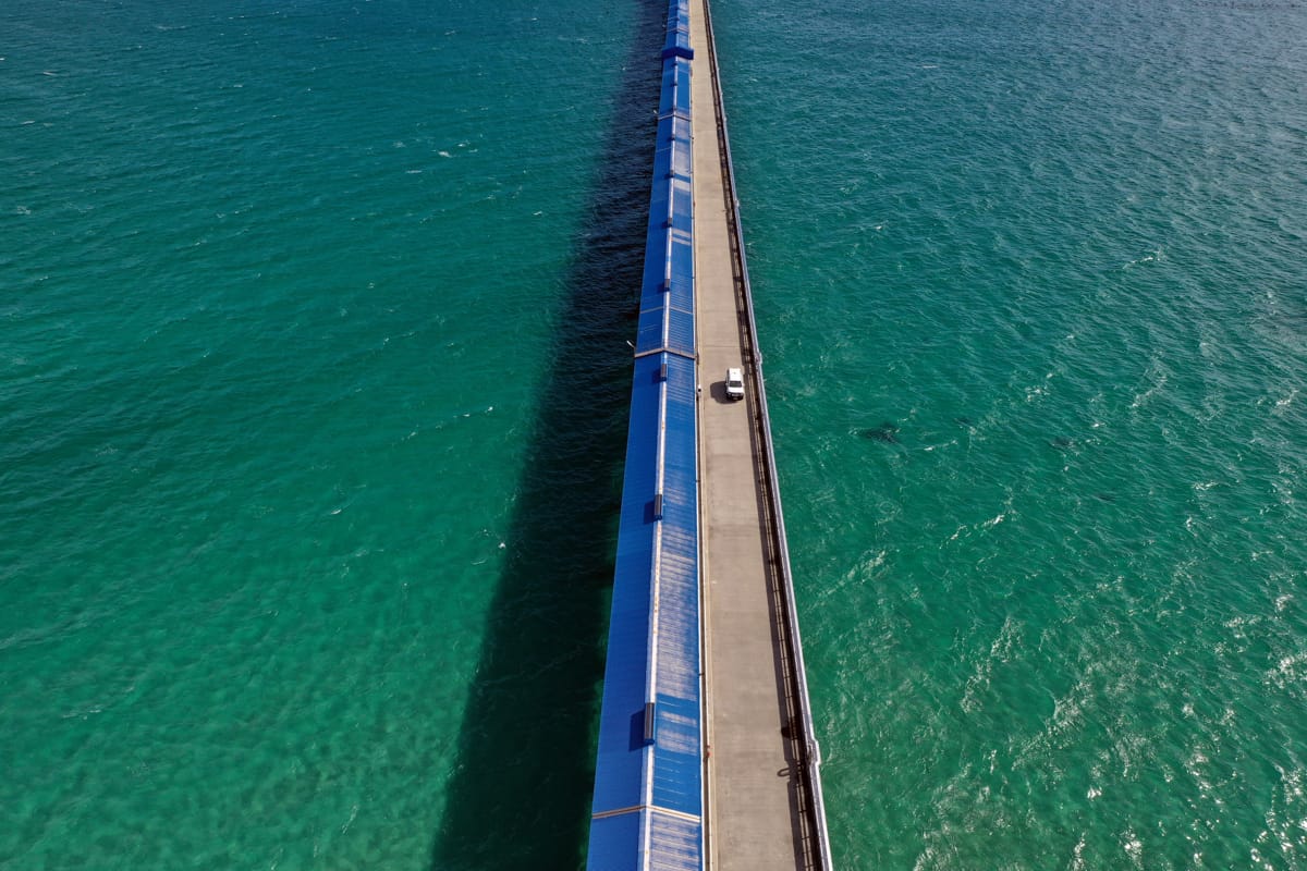 A bulk grains terminal in Kwinana, Western Australia (Carla Gottgens/Bloomberg via Getty Images)