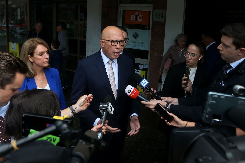 Opposition leader Peter Dutton (Lisa Maree Williams/Getty Images)