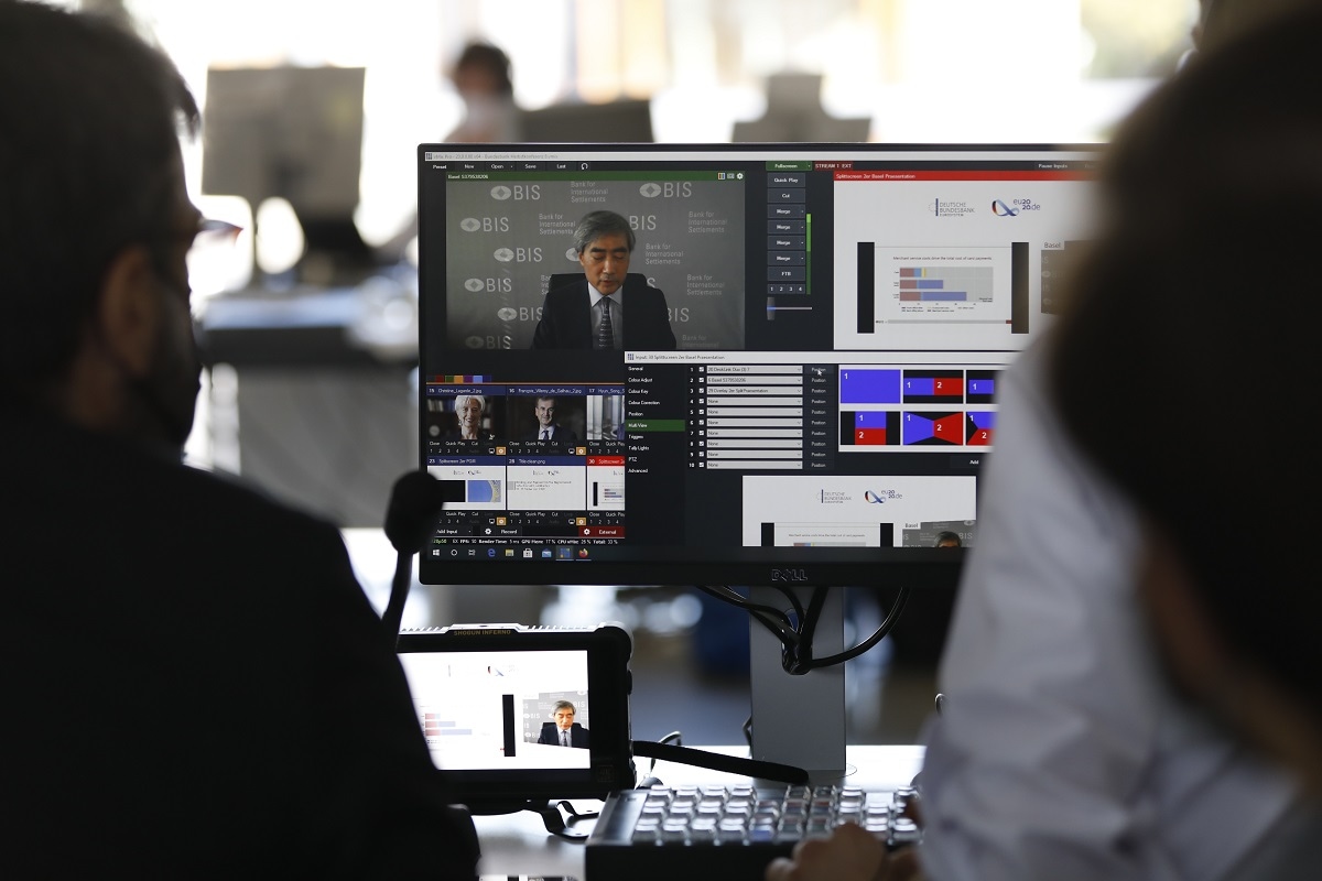 Hyun Song Shin from the Bank for International Settlements speaks during the Autumn Conference Of Deutsche Bundesbank (Nils Thies/Deutsche Bundesbank)