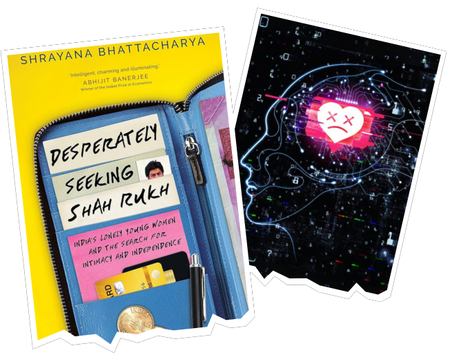 Page element to illustrate Ved Shinde's recommendations showing the cover of a book and film