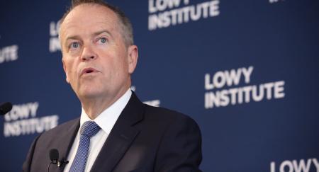 Bill Shorten takes on the world