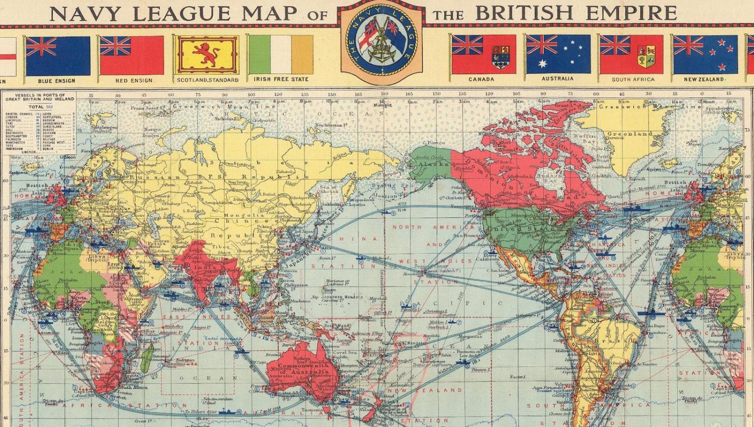 Map by London Geographical Institute 1922 (Photo: David Rumsey Map Collection)