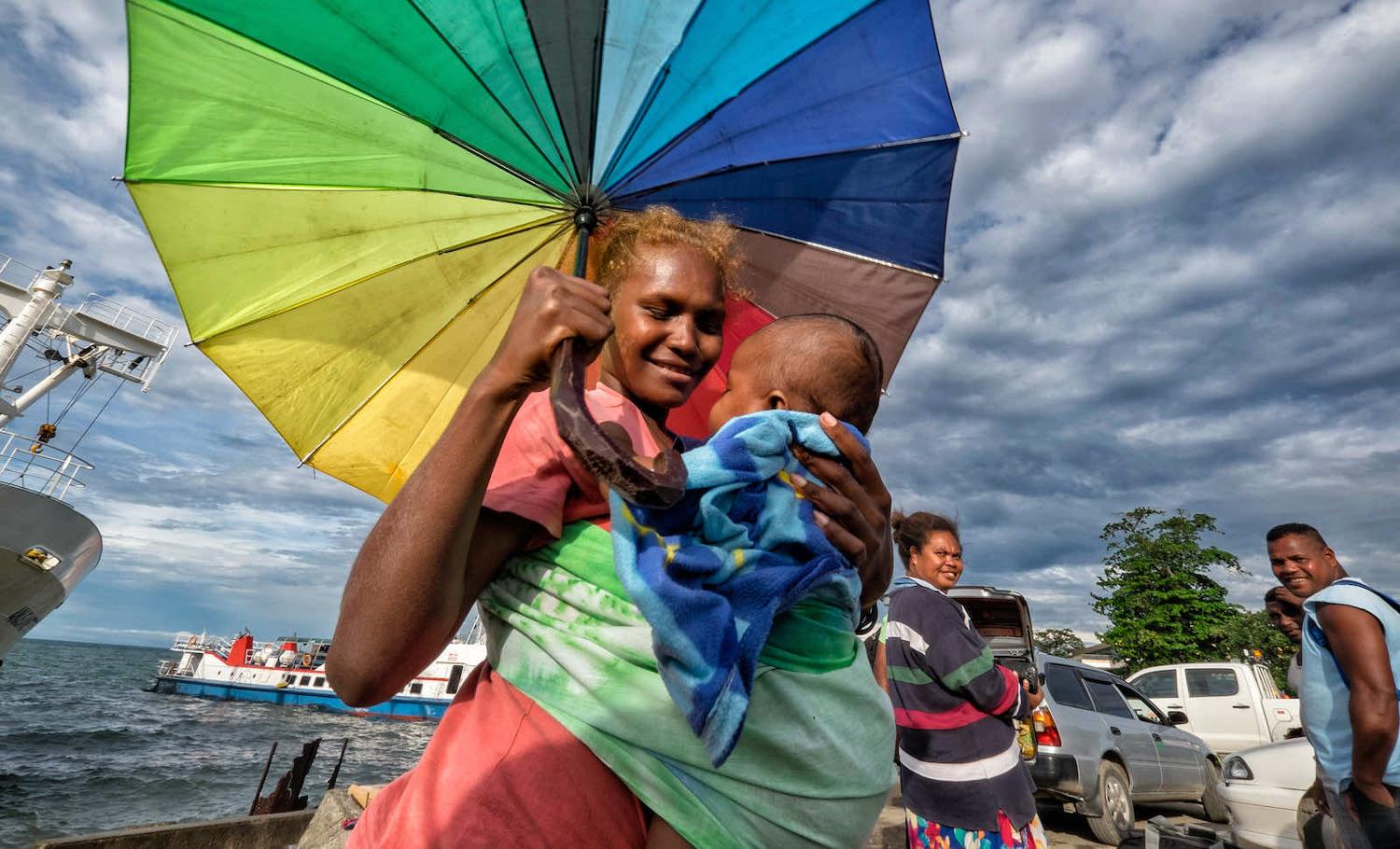 Arriving from an inter island boat trip at the Port of Honiara, Solomon Islands (ADB/Flickr)