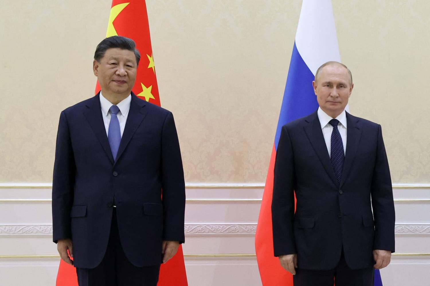 Beijing is reticent about lending full-throated support to Moscow (Alexandr Demyanchuk/SPUTNIK/AFP via Getty Images)