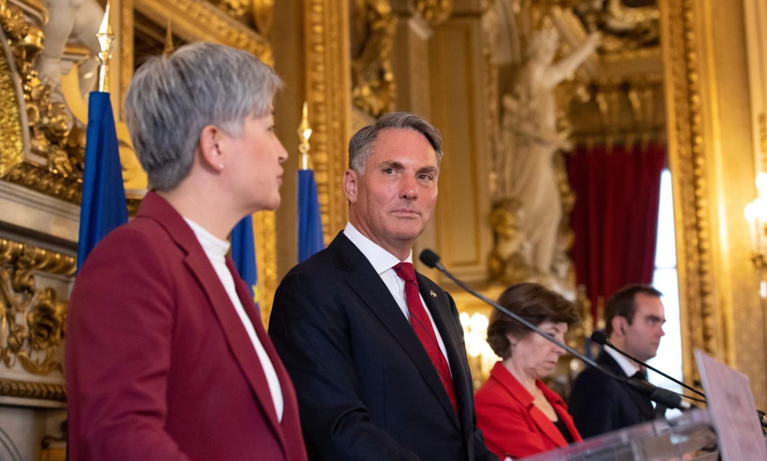 Defence Minister Richard Marles says Australia has “no plans” for any conventionally powered interim submarine capability (Defence Department)