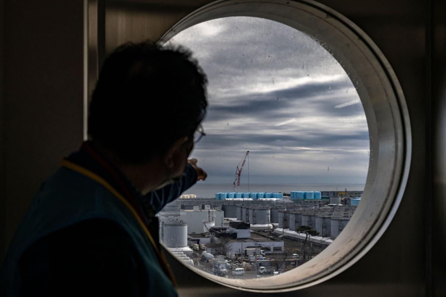 The Fukushima plant operator expects that the storage tanks for contaminated water will reach their capacity by early 2024 (Philip Fong/AFP via Getty Images)