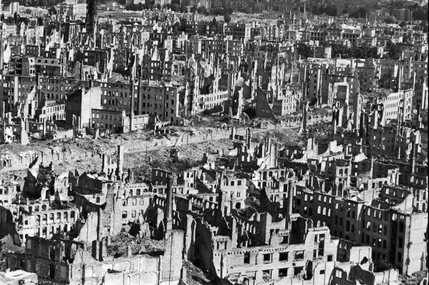 Dresden, Germany, in the aftermath of war (Deutsche Fotothek/Richard Peter jun via Getty Images)