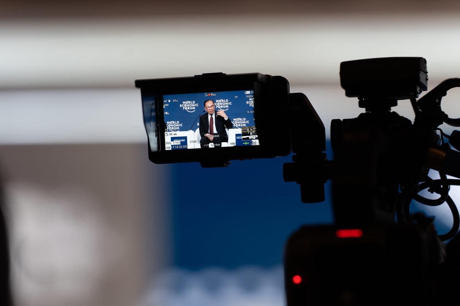 Anwar Ibrahim, Prime Minister of Malaysia, speaking in April at the World Economic Forum Special Meeting on Global Collaboration, Growth and Energy for Development (WEF/Flickr)
