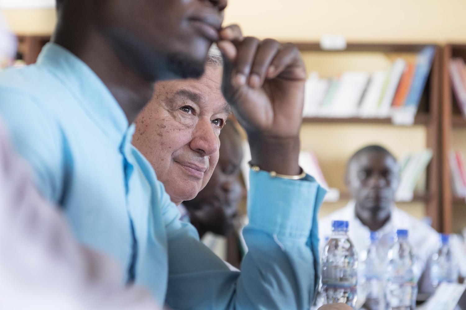 UN Secretary-General Antonio Guterres in Central African Republic in October (Photo: UN Photo)