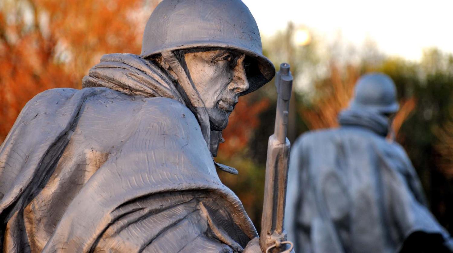 Korean War memorial, Washington DC (Photo: Kevin Burkett/Flickr)