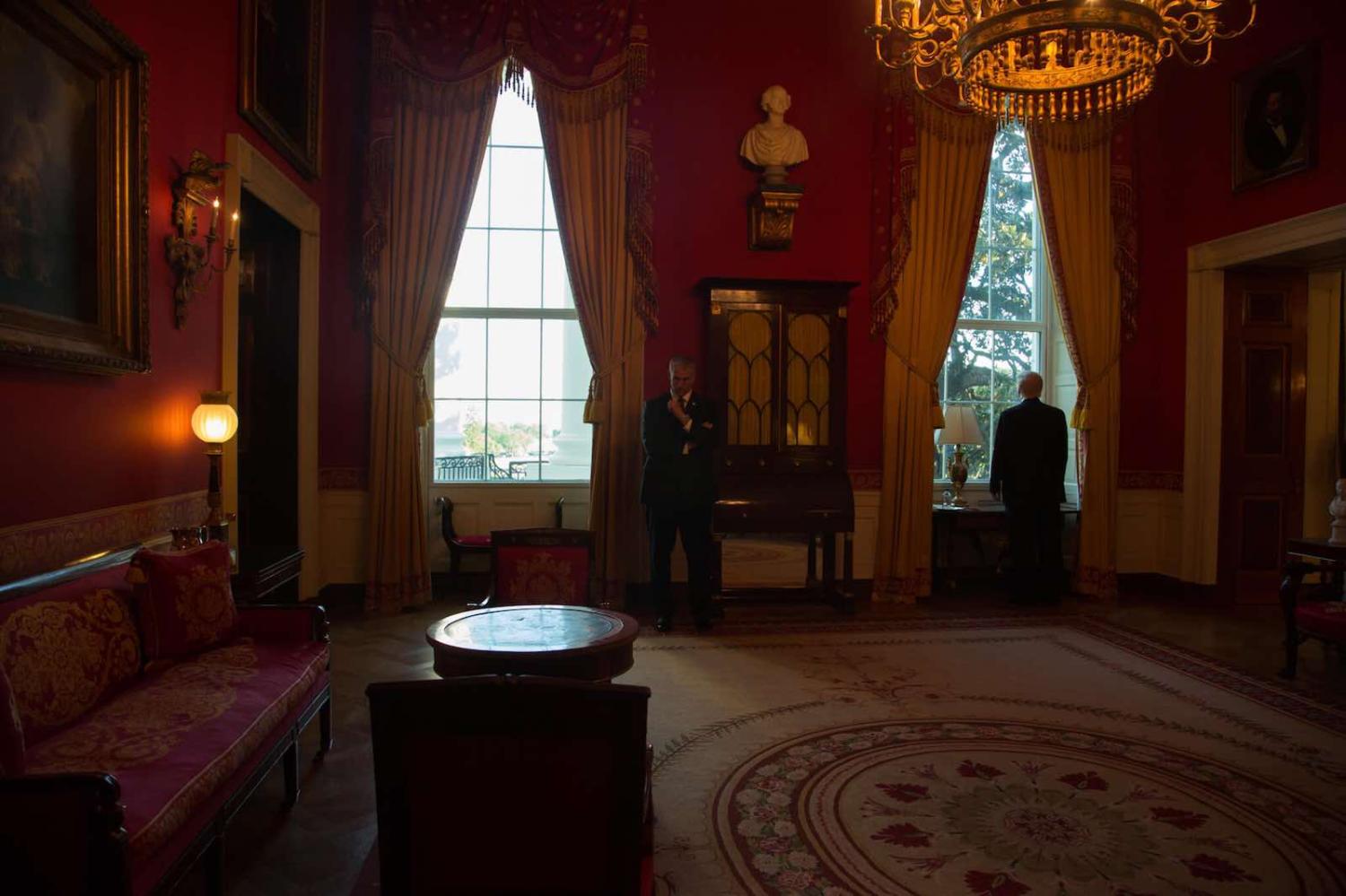 From riding high, Donald Trump’s political fortunes had shifted dramatically in recent days (White House/Flickr)