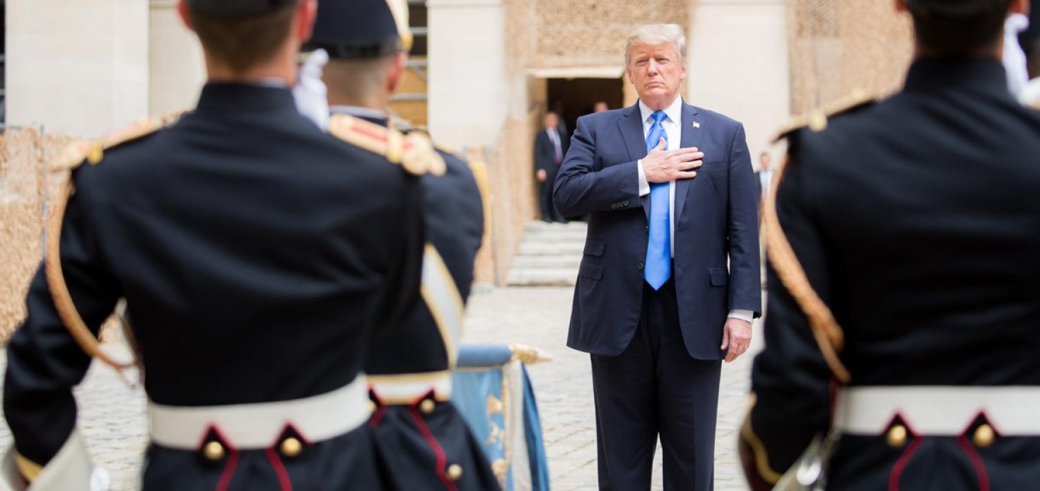US President Donald Trump in France, July 2017 (Photo: Flickr/White House)
