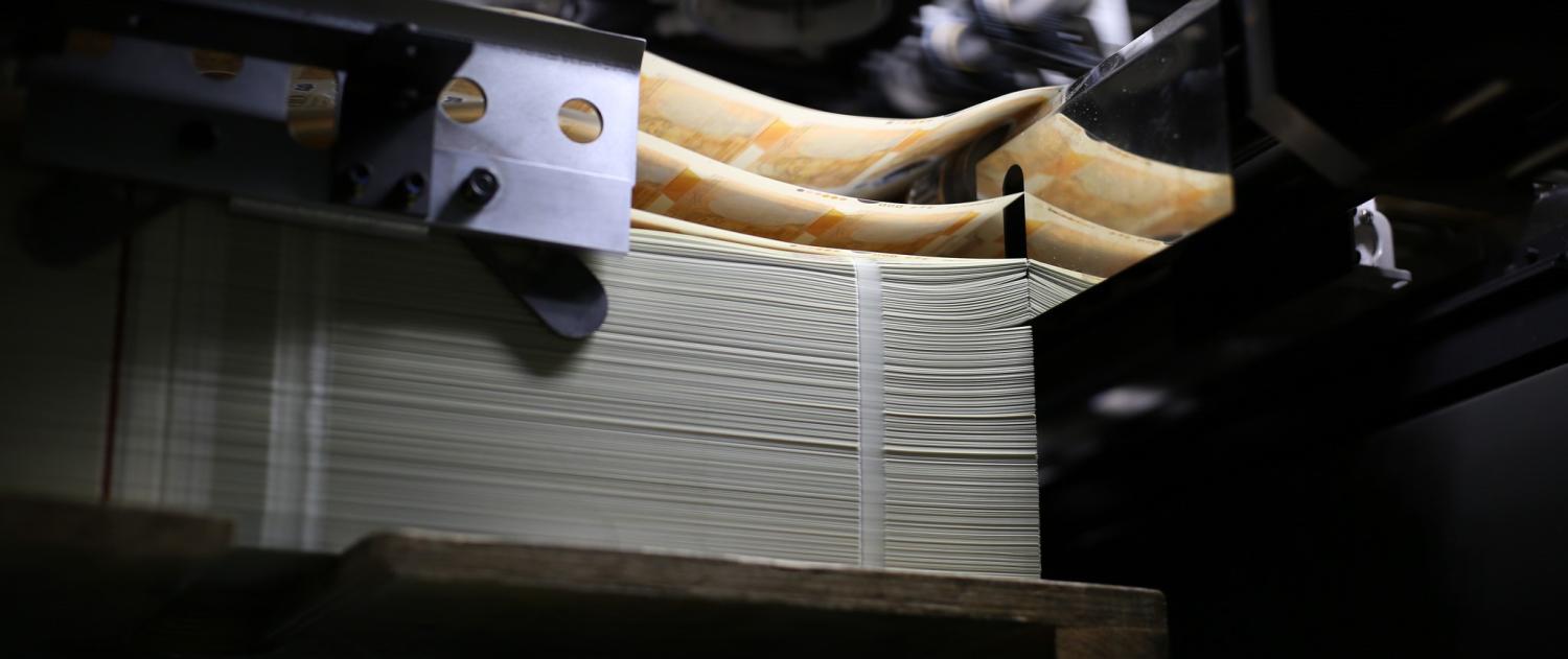 Production of £10 notes, June 2017