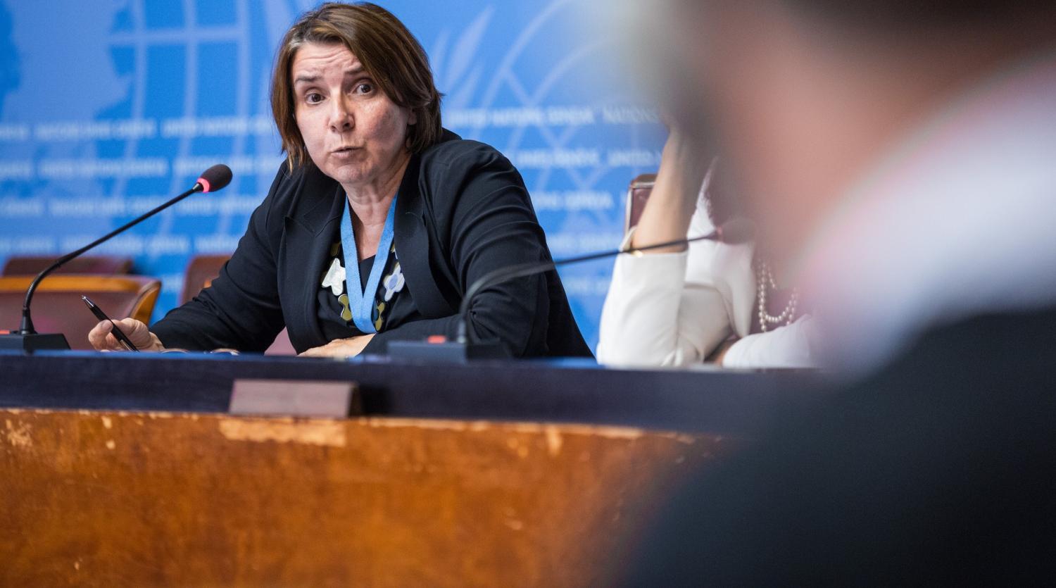 Catherine Marchi-Uhel, Head of the UN's International, Impartial and Independent Mechanism, September 2017 (Photo: UN Geneva/Flickr)