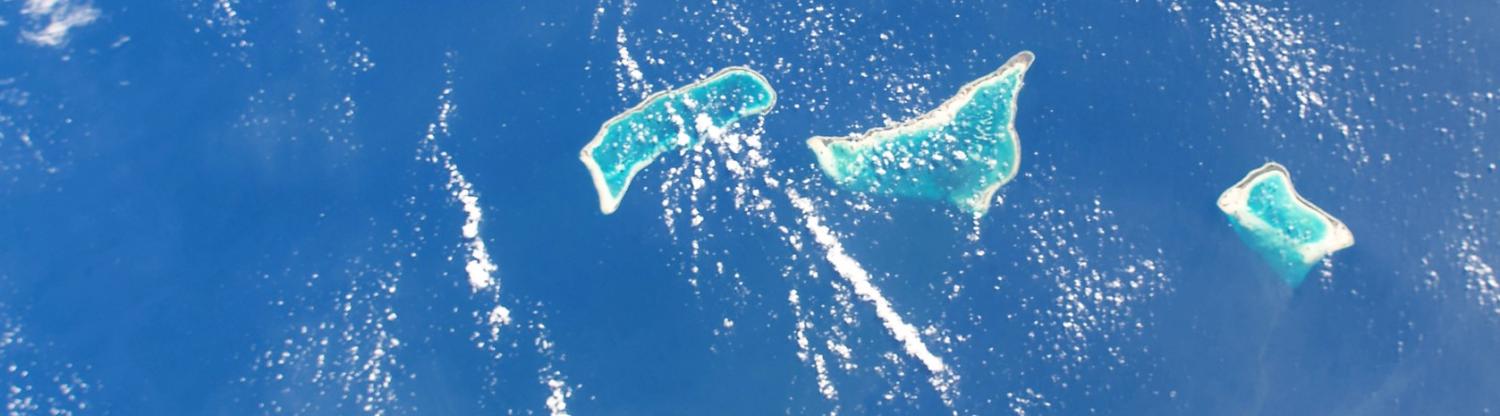 The islands of Abaiang, Tarawa and Maiana, Kiribati, November 2017 (Photo: NASA Johnson/Flickr)