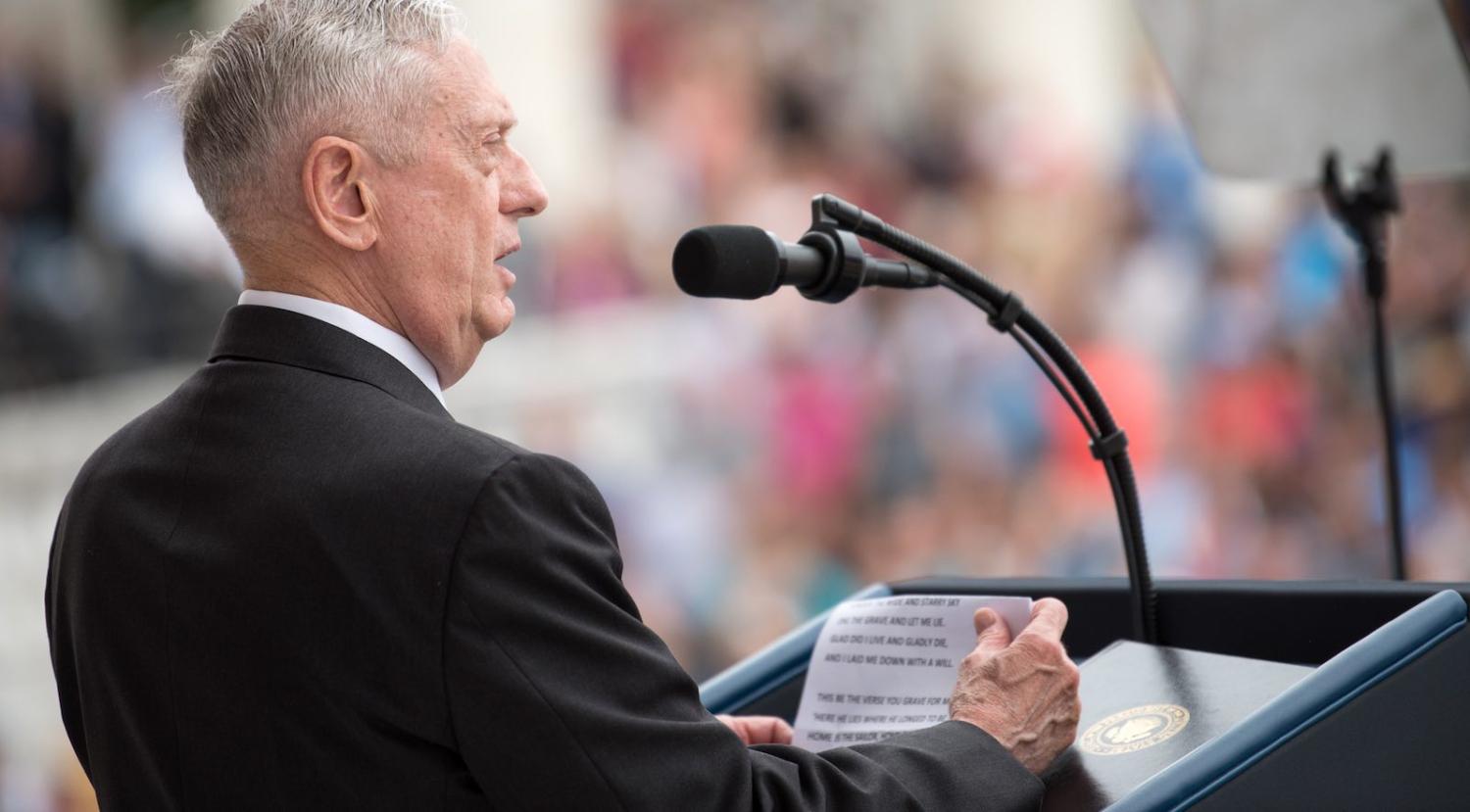 US Secretary of Defense James Mattis (Photo: SecDef/Flickr)