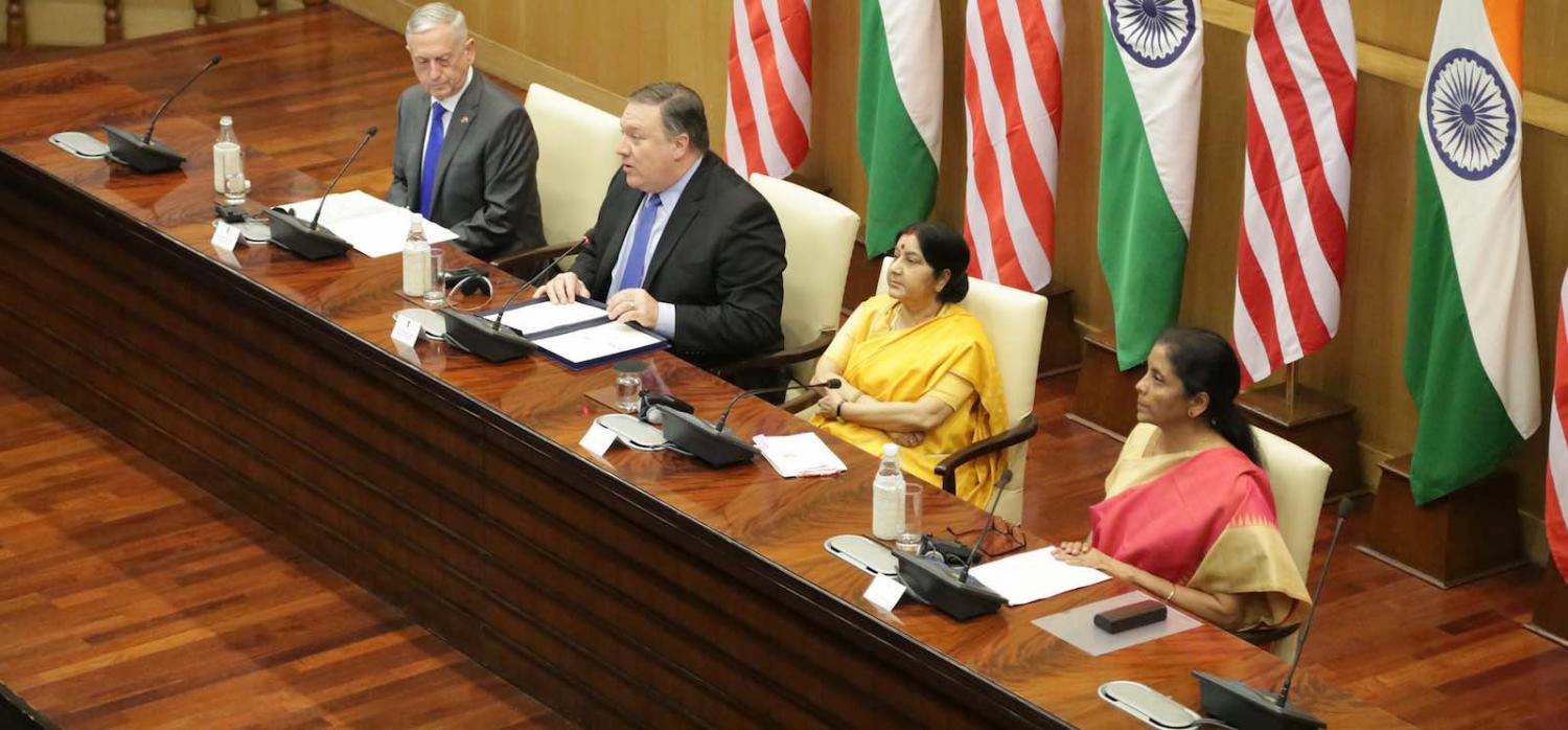 The India-US 2 + 2 Dialogue (Photo: State Department/Flickr)