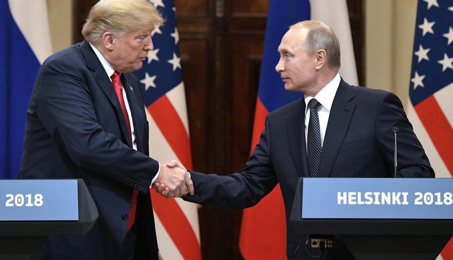 Donald Trump and Vladimir Putin at a joint press conference in Helsinki (Photo: Kremlin.ru)