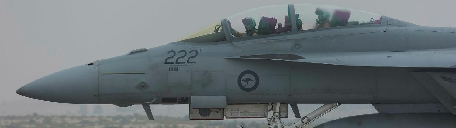An RAAF F/A-18A Hornet aircraft (Photo: Aust Defence Image Library)