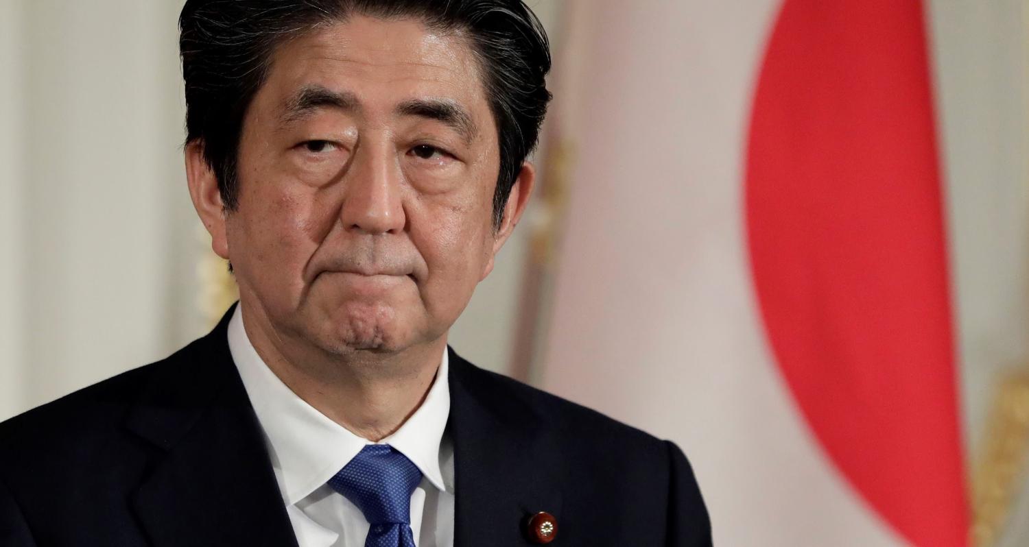 Prime Minister of Japan Shinzo Abe, 9 May (Photo: Kiyoshi Ota/Bloomberg/Pool/Anadolu Agency/Getty Images)