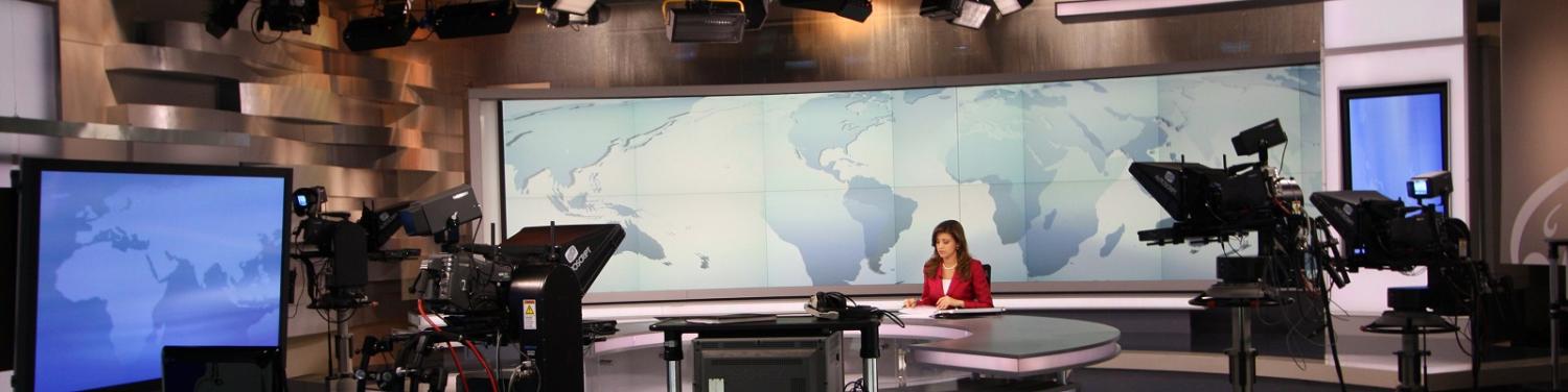 Al Jazeera studio in Doha, Qatar (Photo: Getty Images)