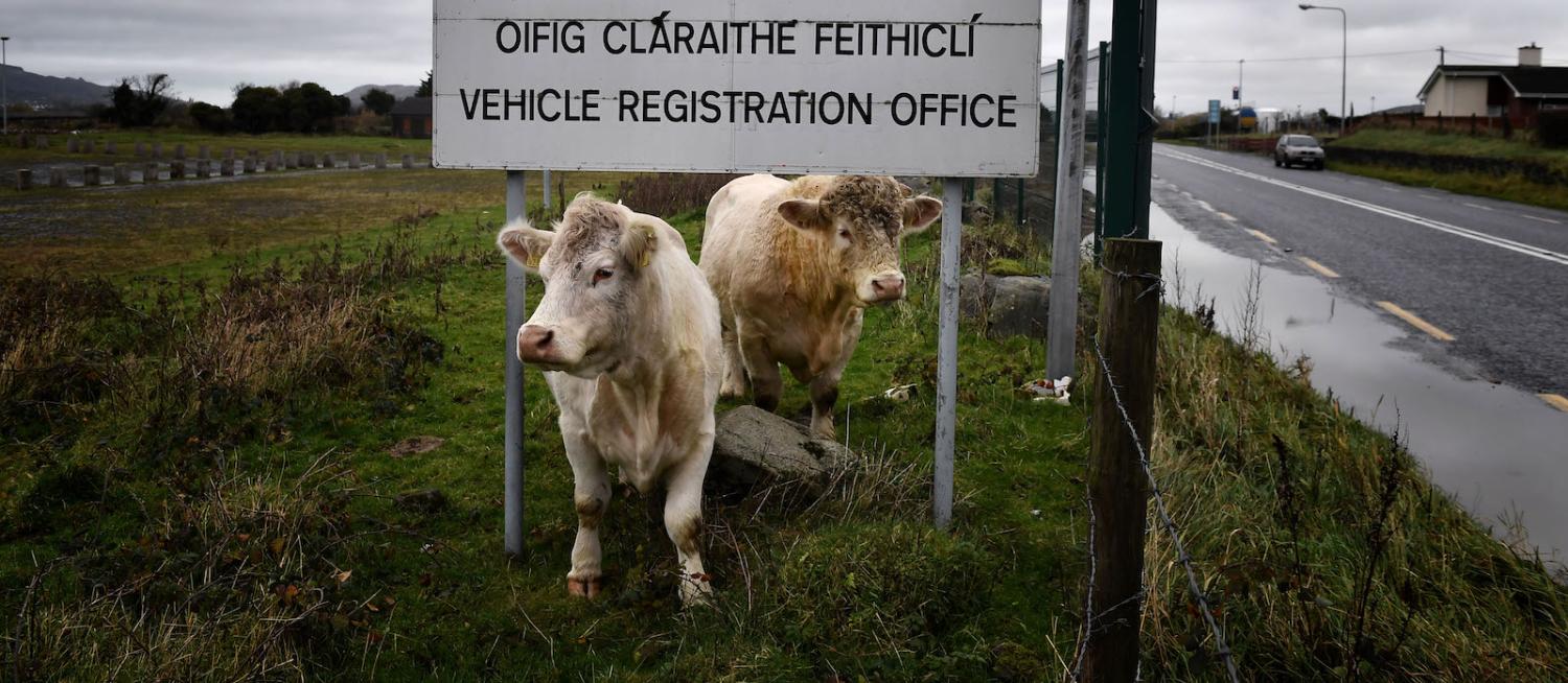 The border between the Republic of Ireland and Northern Ireland has been a contentious issue during the Brexit talks. (Photo: Charles McQuillan/ Getty)