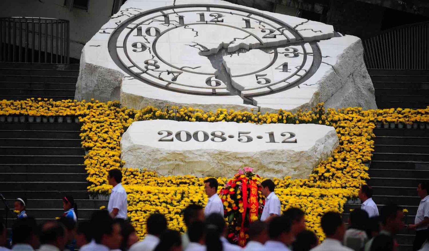 Memorial for victims of the 2008 Wenchuan earthquake (Photo: VCG via Getty)