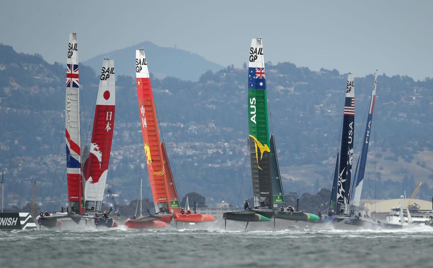 Navigating great powers: SailGP Championship on the San Francisco Bay this month (Photo: Ezra Shaw/Getty)