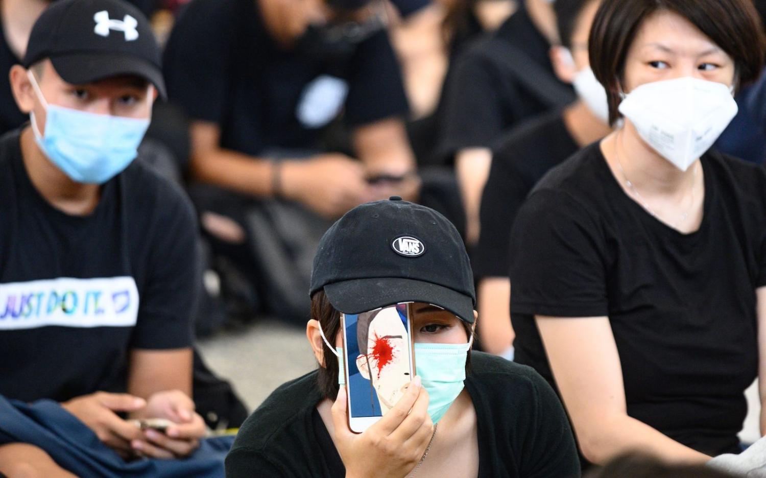 Protests in real-time and political commentaries on YouTube are cutting through (Photo: Philip Fong via Getty)