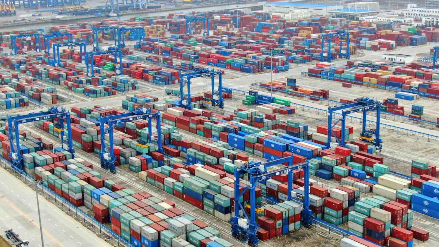 Tonghai Port in Nantong, Jiangsu Province, China. (Photo:  Xu Congjun/VCG via Getty Images)