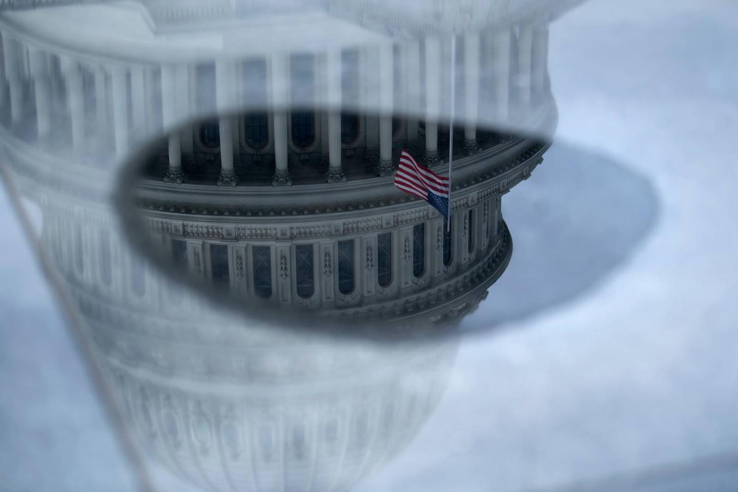 The age in which American economic and military dominance was buttressed by a missionary moral language is now past (Brendan Smialowski/AFP/Getty Images)