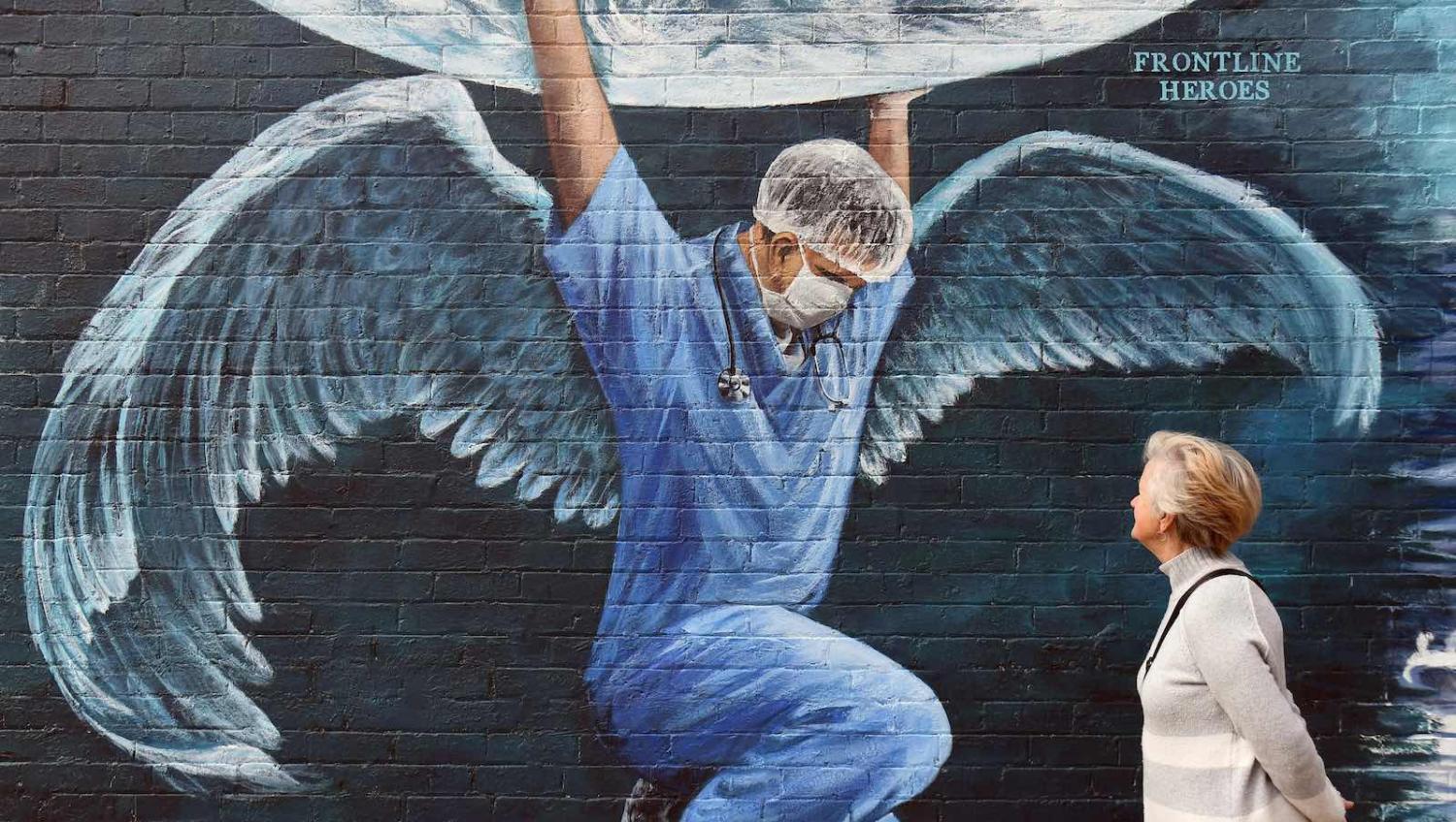 Global warming, behavioural and socioeconomic change will make pandemics and bushfires more of a challenge (William West/AFP via Getty Images)