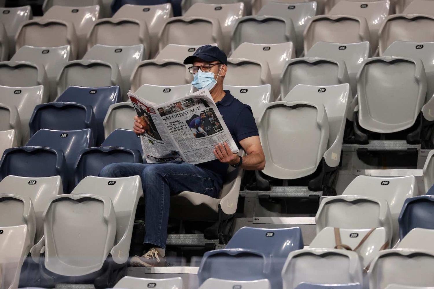 Australian news organisations adopted a Western-centric framing of the pandemic (David Gray/AFP via Getty Images