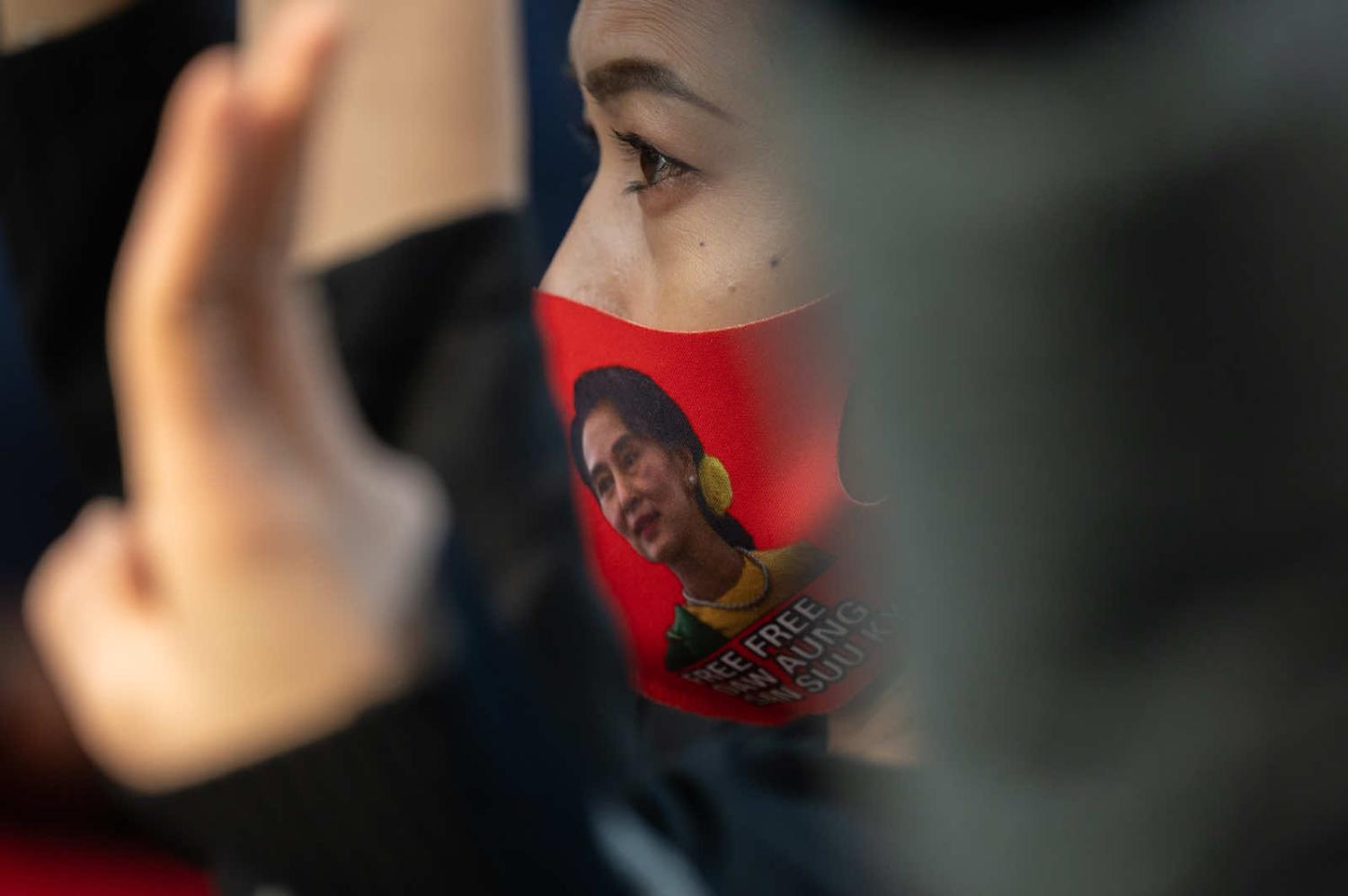 Unrest following the February coup and Covid-19 amounted to a miserable year for Myanmar (Philip Fong/AFP via Getty Images)