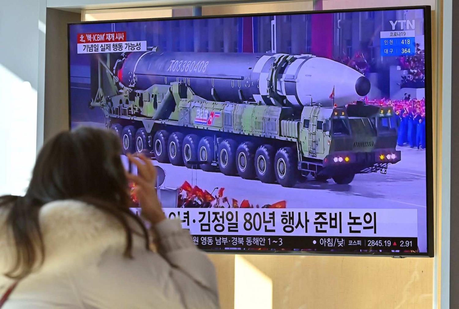 With tensions rising, one would assume that South Koreans would be concerned about heightened conflict (Jung Yeon-je/AFP via Getty Images)