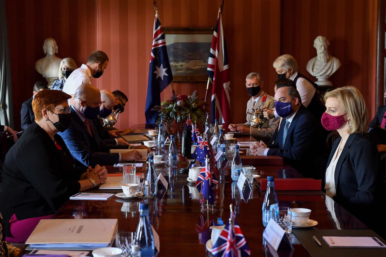 AUKMIN talks kick off in on Sunday in Sydney (Bianca De Marchi via Getty Images)
