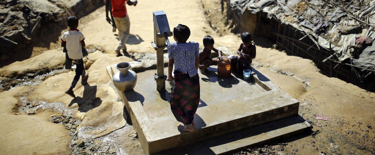 Rohingya children in Cox’s Bazar (Photo: Firat Yurdakul/Anadolu Agency/Getty Images)