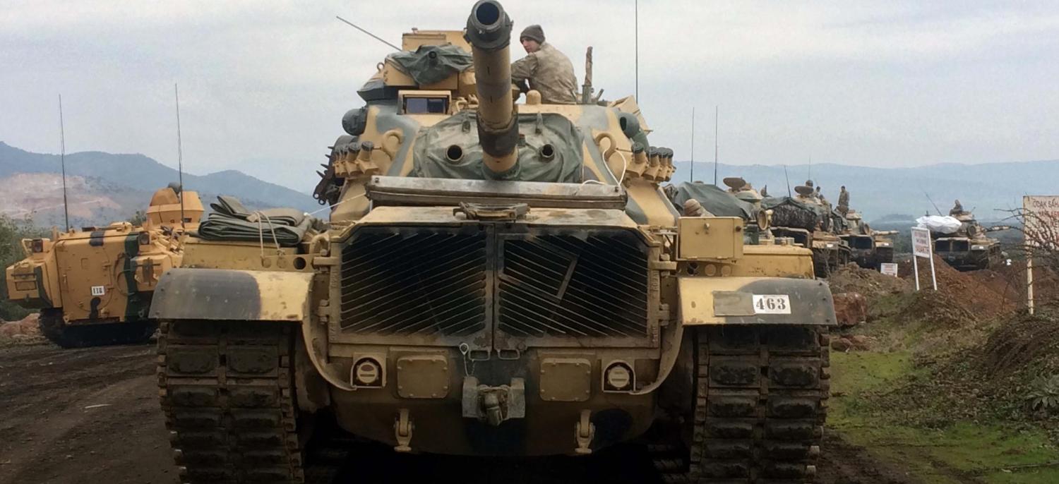 Turkish forces en route to Afrin, January 2018 (Photo: Anadolu Agency/Getty Images)