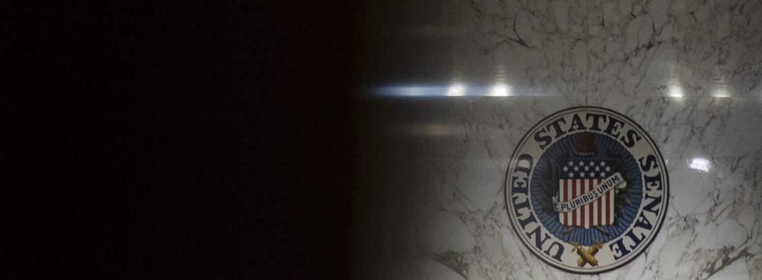 Senate Intelligence Committee hearing on worldwide threats on 13 February. (Photo: Samuel Corum/Getty)