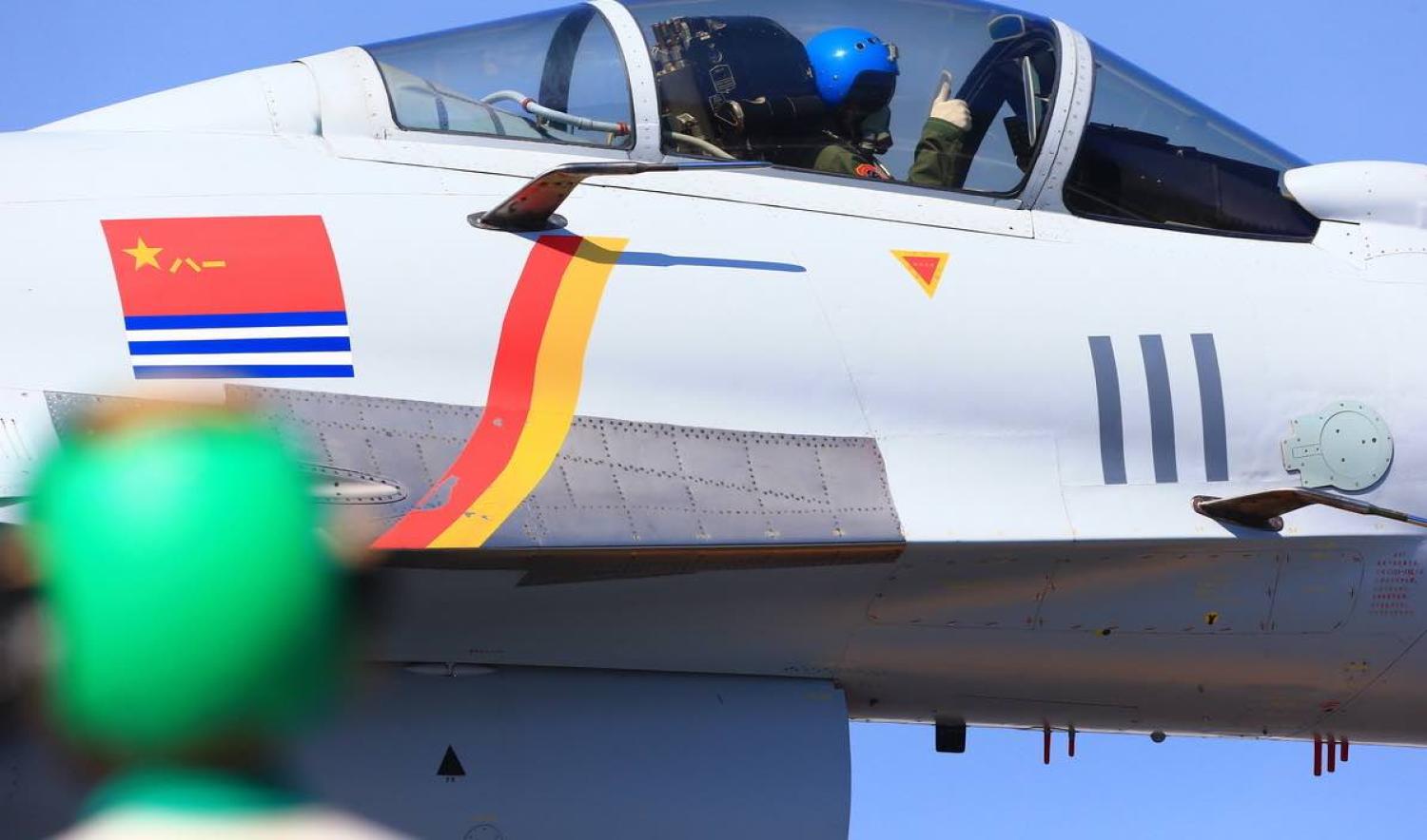 China’s PLA Navy drill in April (Photo: Getty Images)