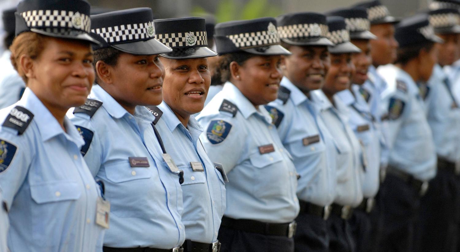 Women from the Royal Solomon Islands Police Force (RSIPF). Photo: DFAT (flickr)