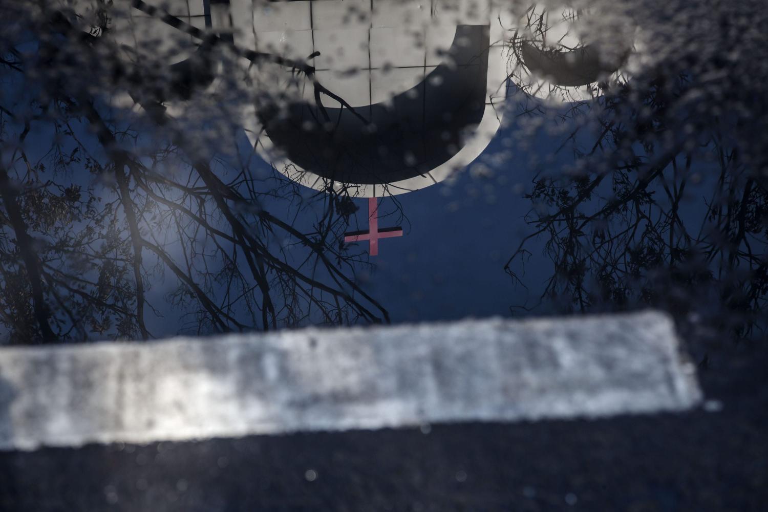 Surabaya Centre Pentecostal Church, Indonesia, on Monday (Photo: Ulet Ifansasti/Getty)