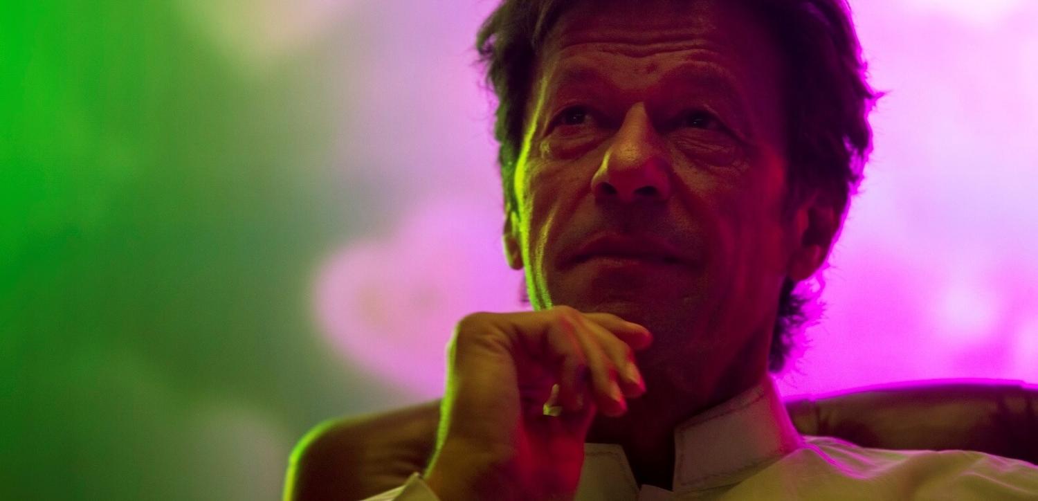 Imran Khan, chairman of the Pakistan Tehreek-e-Insaf party, in Lahore, Pakistan, 5 May 2013 (Photo: Daniel Berehulak/Getty)