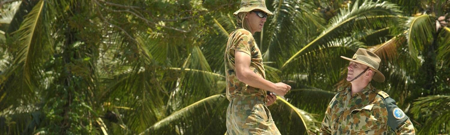 Australian RAMSI military personnel (Photo: Australian Defence Force Image Library)