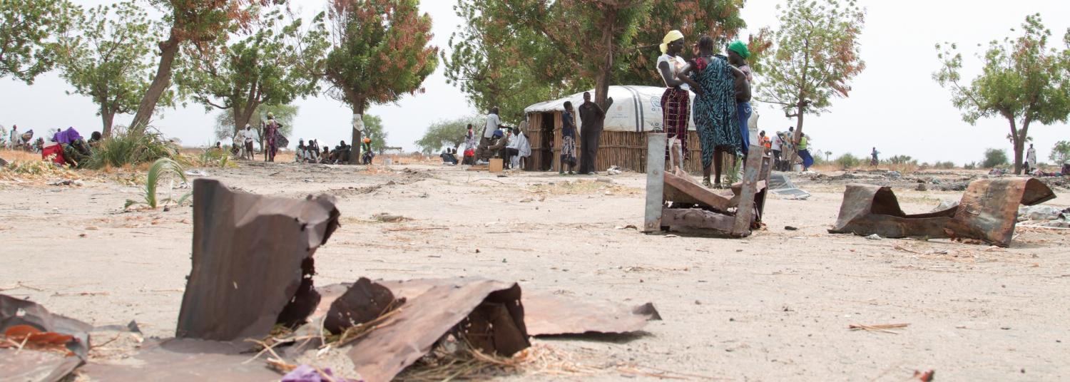 A former market in South Sudan, 10 April, 2017 (Photo: Flickr/UK DFID)