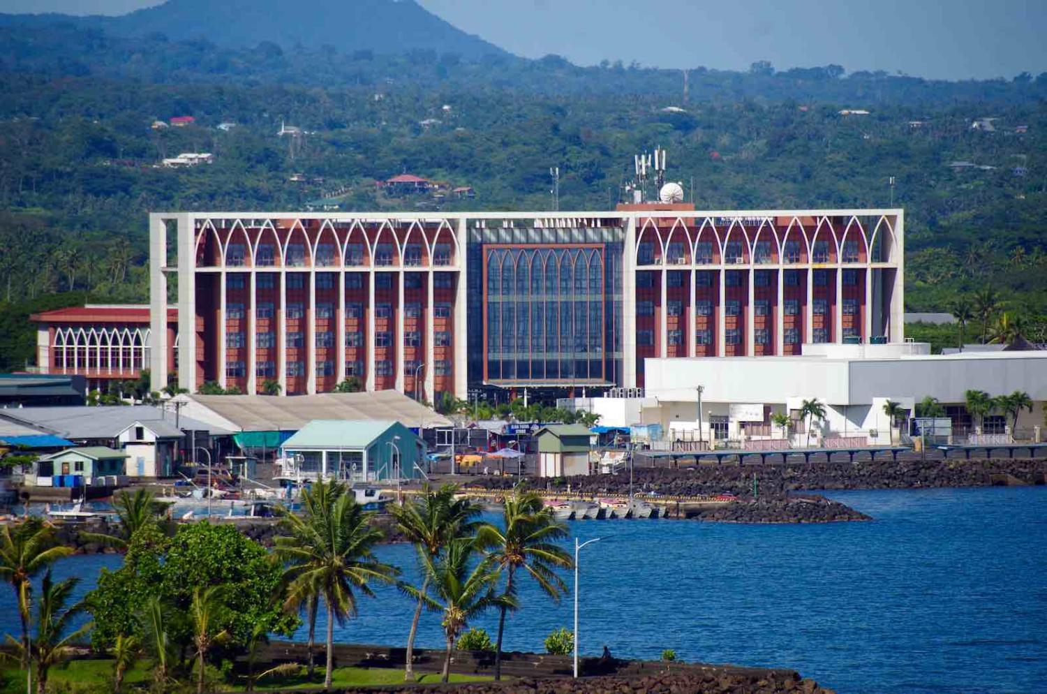 Government Building in Apia, Samoa (Wikimedia Commons)