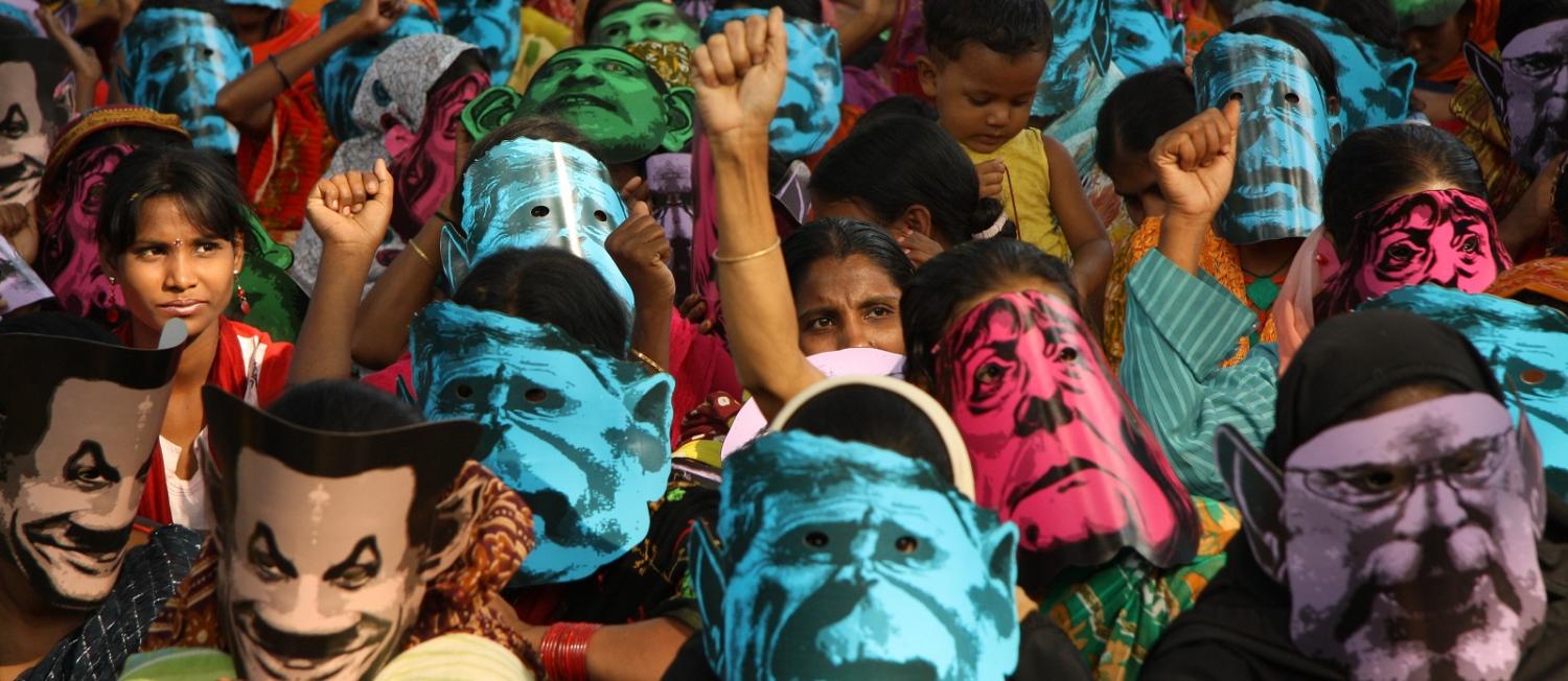Bangladesh climate change protest (Photo: Flickr/Oxfam)