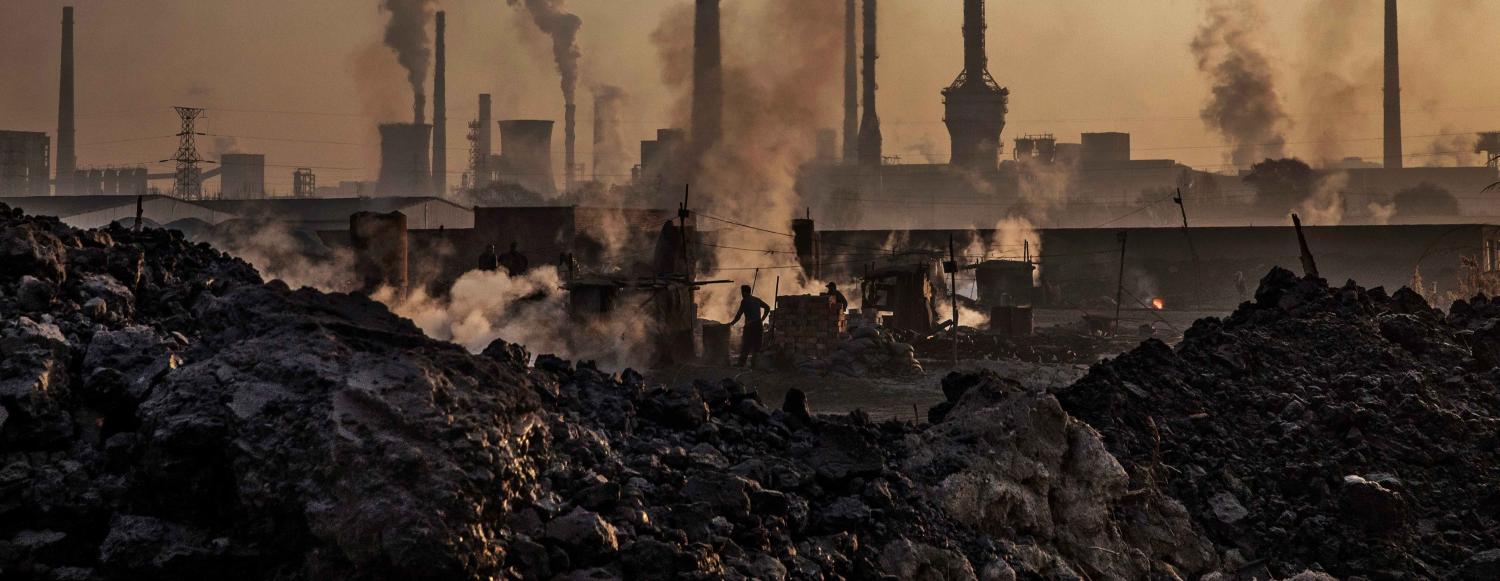 A steel plant in Inner Mongolia, China, November 2016. Photo: Getty Images/Kevin Frayer